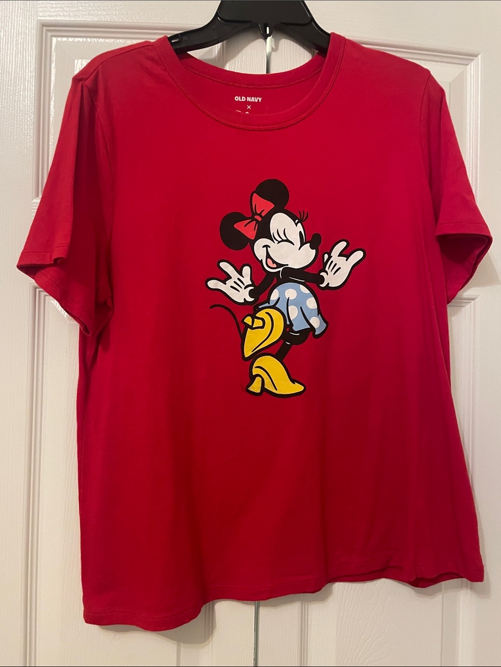 Old Navy Red Minnie Mouse Graphic Tee for Women